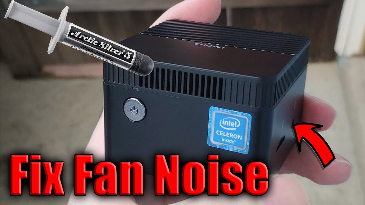 Will replacing the thermal paste on Larkbox pro fix fan noise?