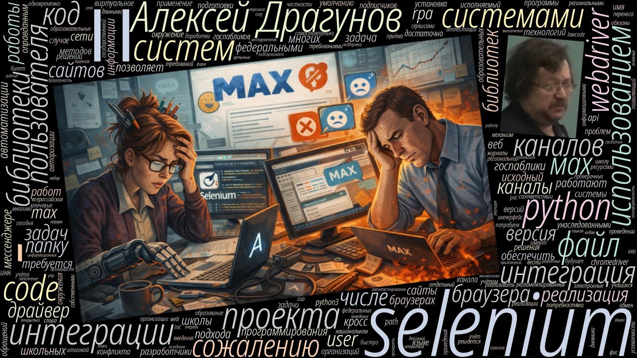 Использование Selenium на Альт для роботизации процессов в образовании (Алексей Драгунов, OSEDUCONF…