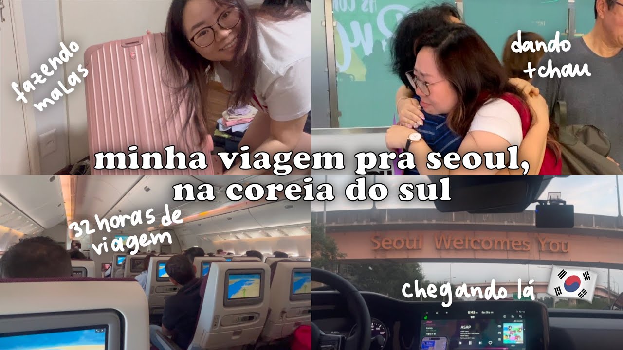 fazendo malas, separando documentos e voando 32 horas pra seoul, coreia do sul | vlog daniela kang