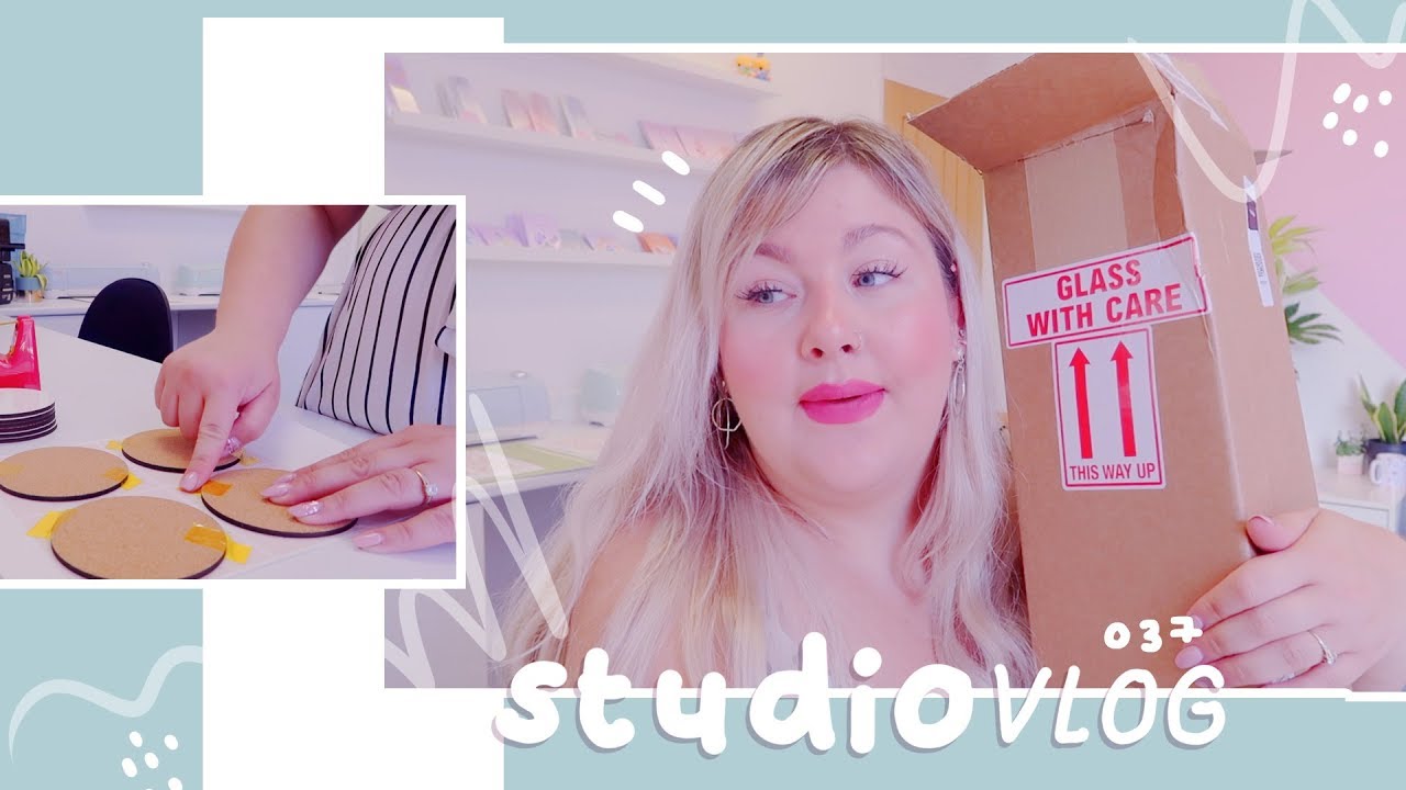 STUDIO VLOG 037 | Creating Coasters & Mousemats