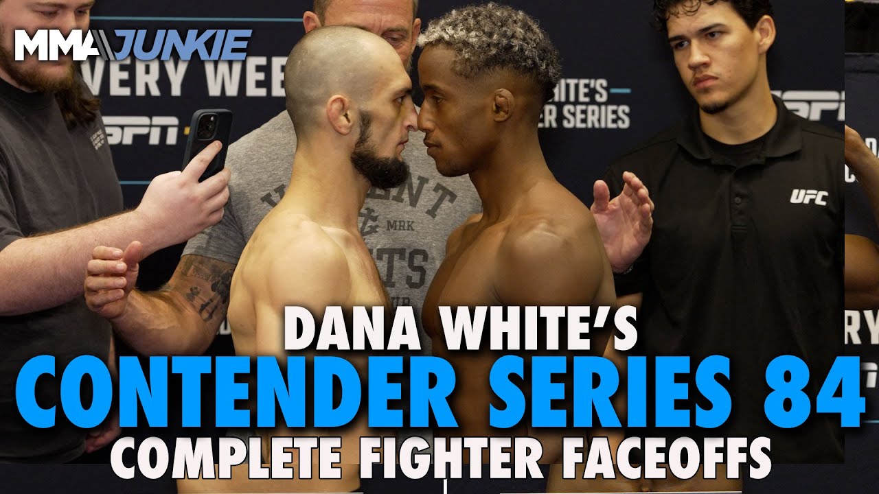 Dana White's Contender Series 84 full card faceoffs