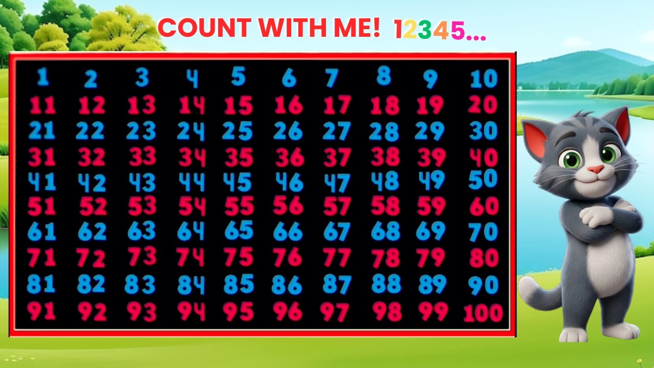 Learn Counting 1 to 100 | Numbers 1 से 100 तक गिनती | 123 Numbers | Preschool & Kindergarten l Ep39