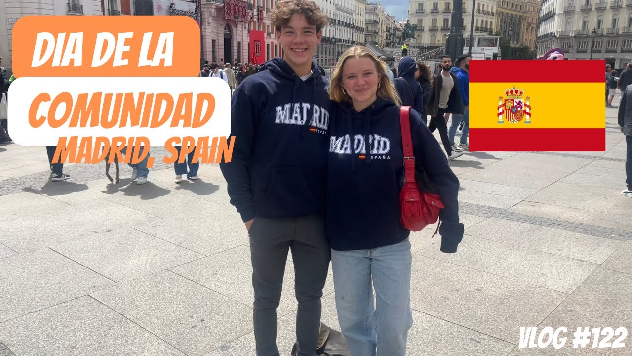 VLOG #122: Experiencing Community Day in Madrid as an American studying abroad.