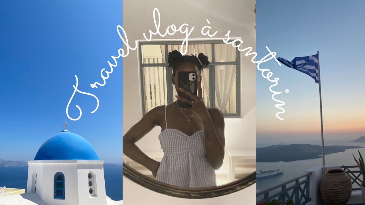 MON PREMIER VOYAGE SOLO À SANTORIN 🇬🇷 / MY FIRST TRIP ALONE TO SANTORINI  #travelgreece #tripalone