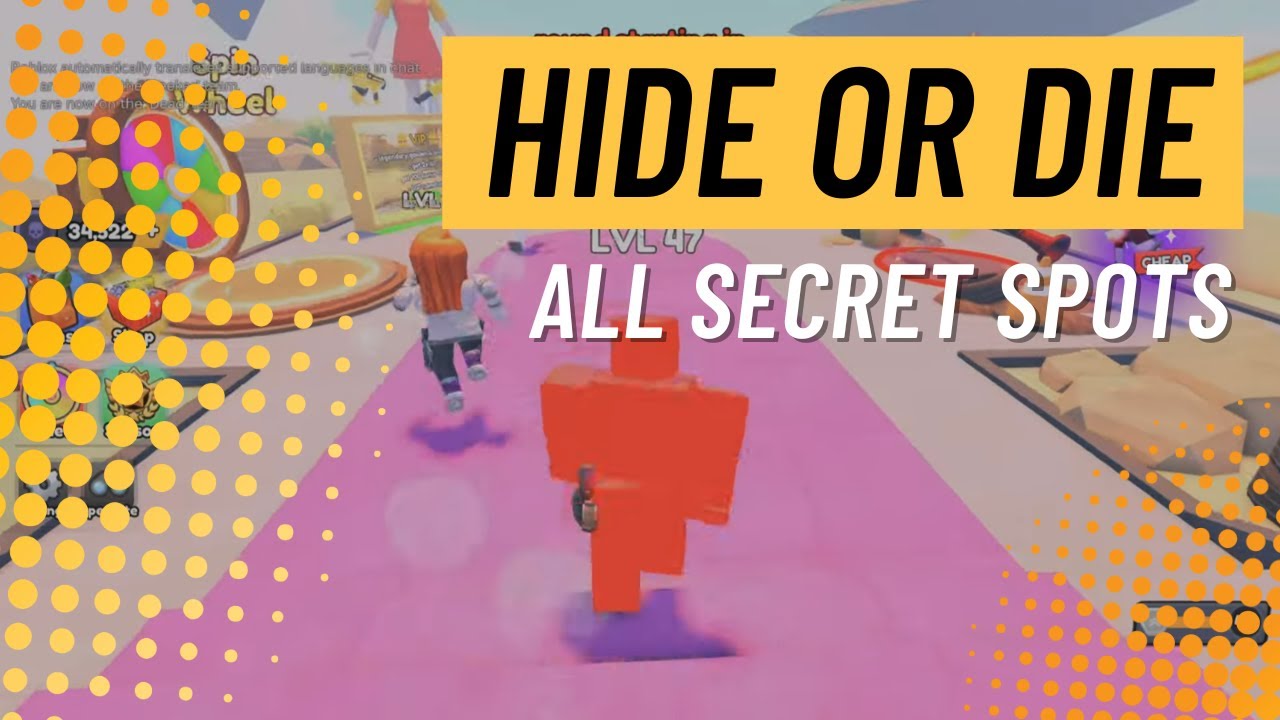 Roblox Hide or Die all secret spots part 2