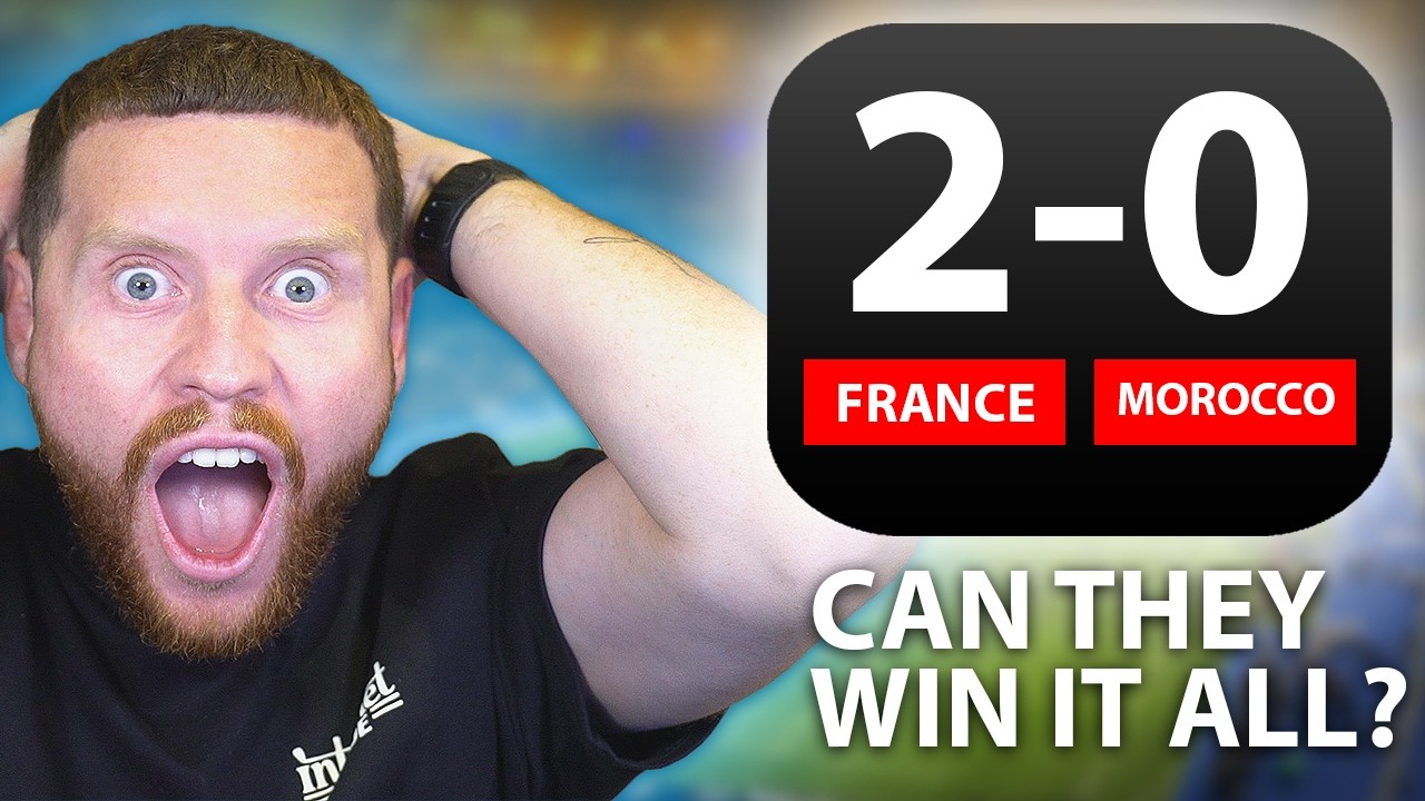 FRANCE Beat Morocco... My LIVE Reaction Was CHAOS!