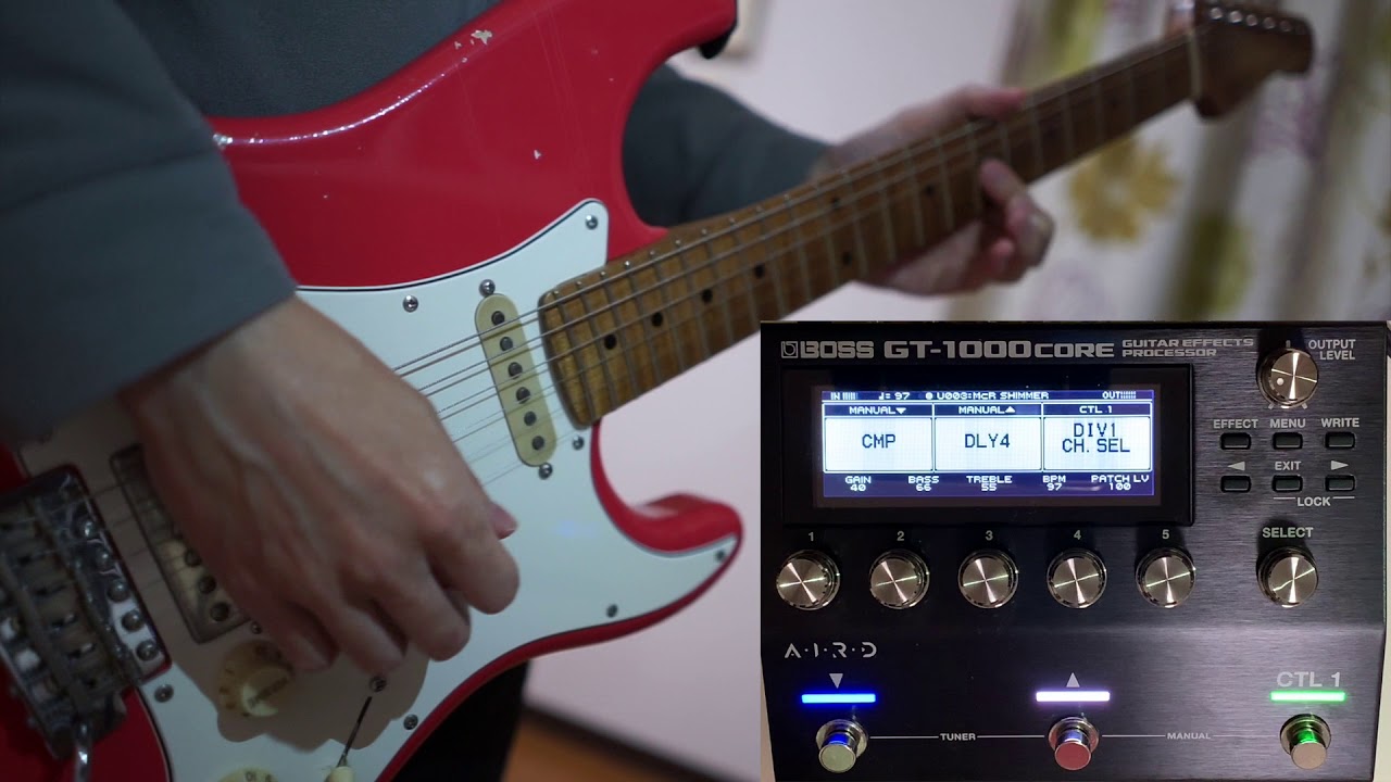 BOSS GT-1000CORE Thomas McRocklin Collection "McR SHIMMER"