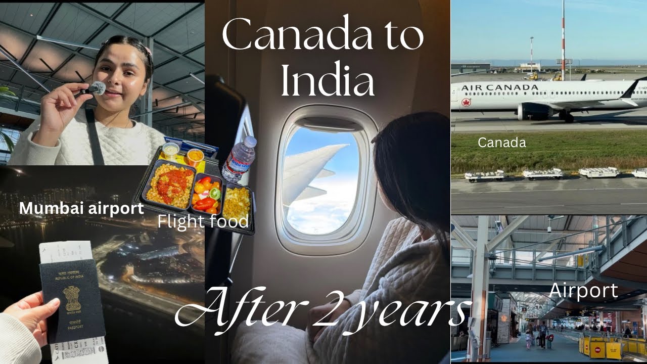 ✨VLOG : Canada 🇨🇦 to India 🇮🇳 After 2 Years ✈️| Surprise Family Visit | Travel Vlog #canadatoindia