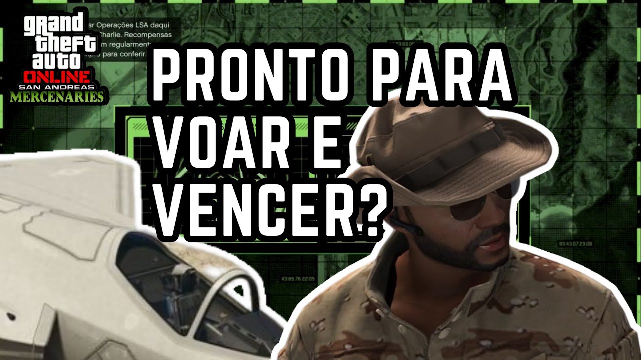 ✈️Desfile a Jato - Missão GTA Online's San Andreas Mercenaries🎖️🔥