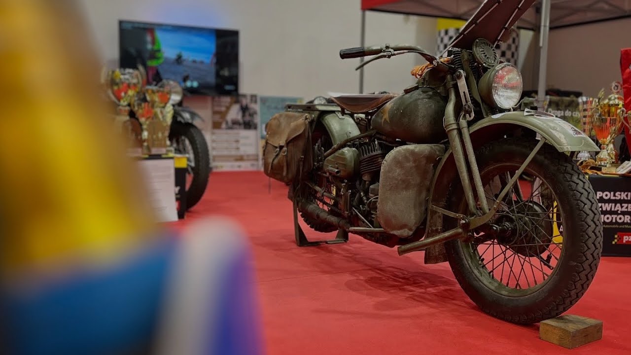Zabytkowe motocykle na Warsaw Motorcycle Show