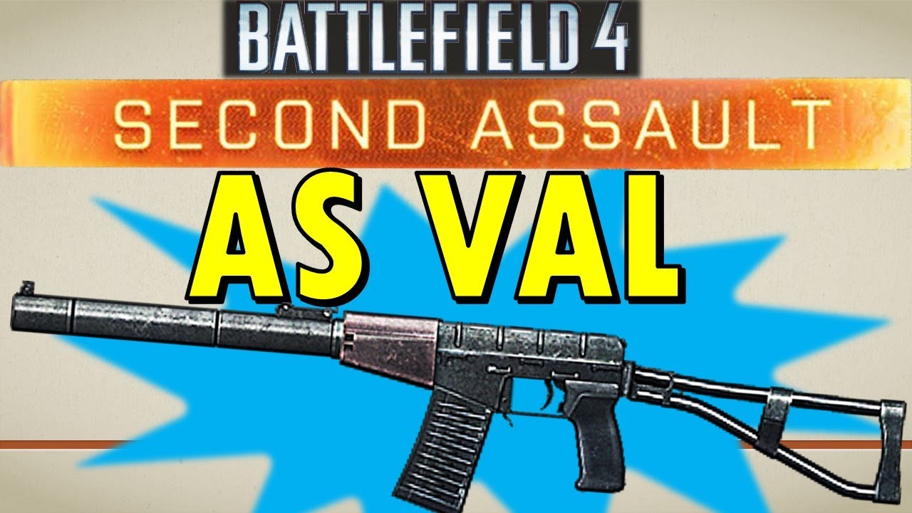 AS VAL - First Look and Gameplay! Battlefield 4 Second Assault DLC Gun!