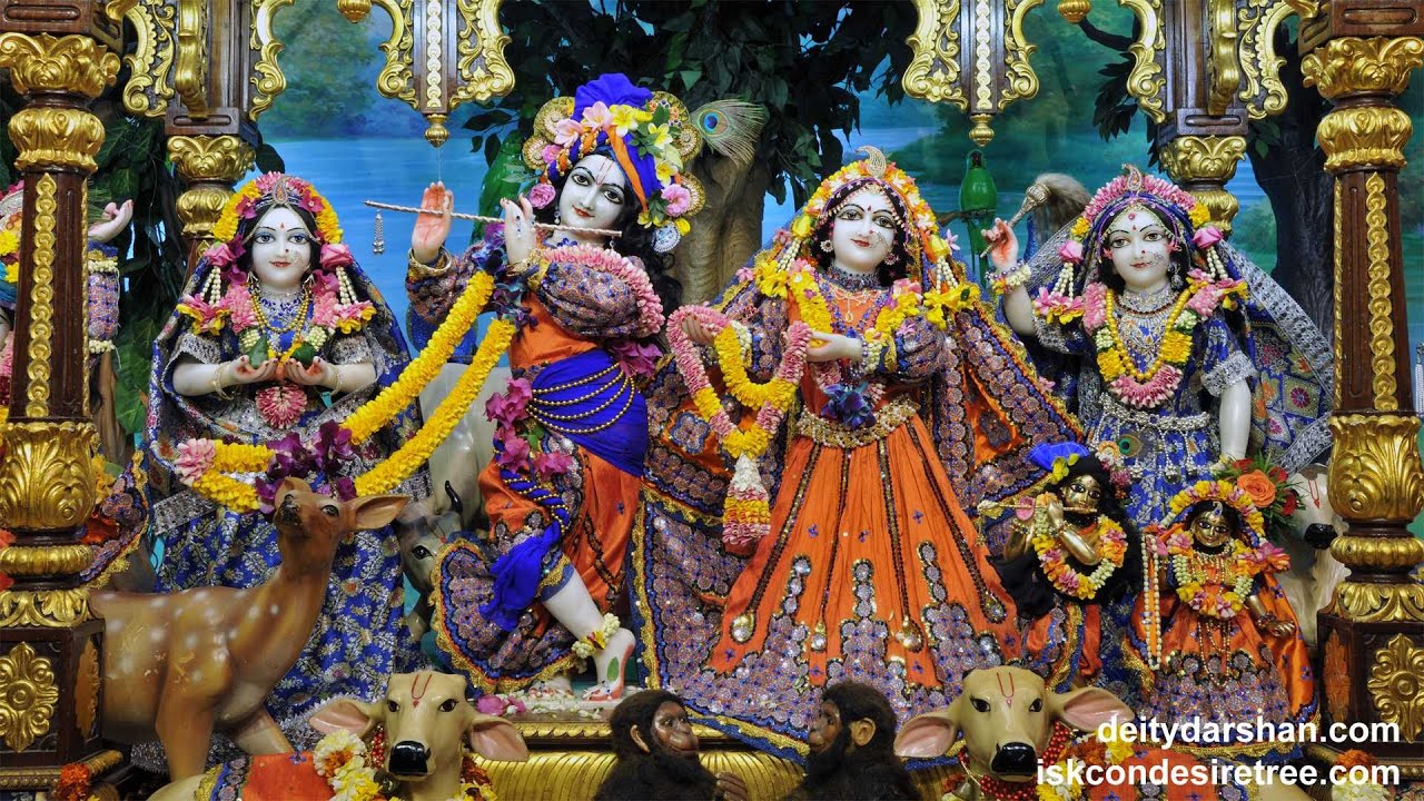 28th Dec. '21 | Shringar Aarti Darshan | Sri Sri Radha Gopinath Temple | ISKCON Chowpatty Mumbai