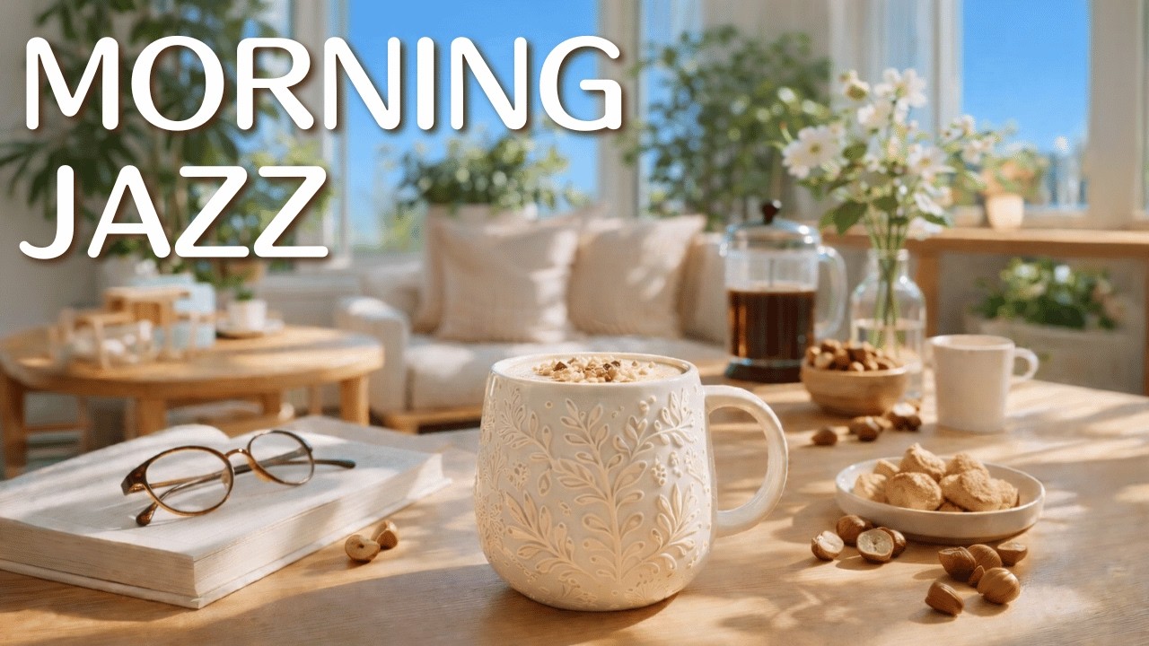 Hazelnut Latte Morning Jazz ☕Relaxing Soft Jazz & Light Bossa Nova for a Cozy Morning