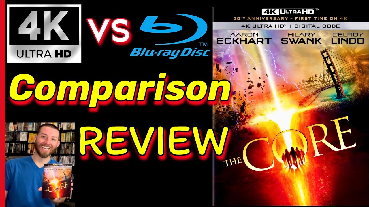 The CORE 4K UltraHD Blu Ray Review with Exclusive 4K vs Blu Ray Image Comparisons Analysis, Unboxing