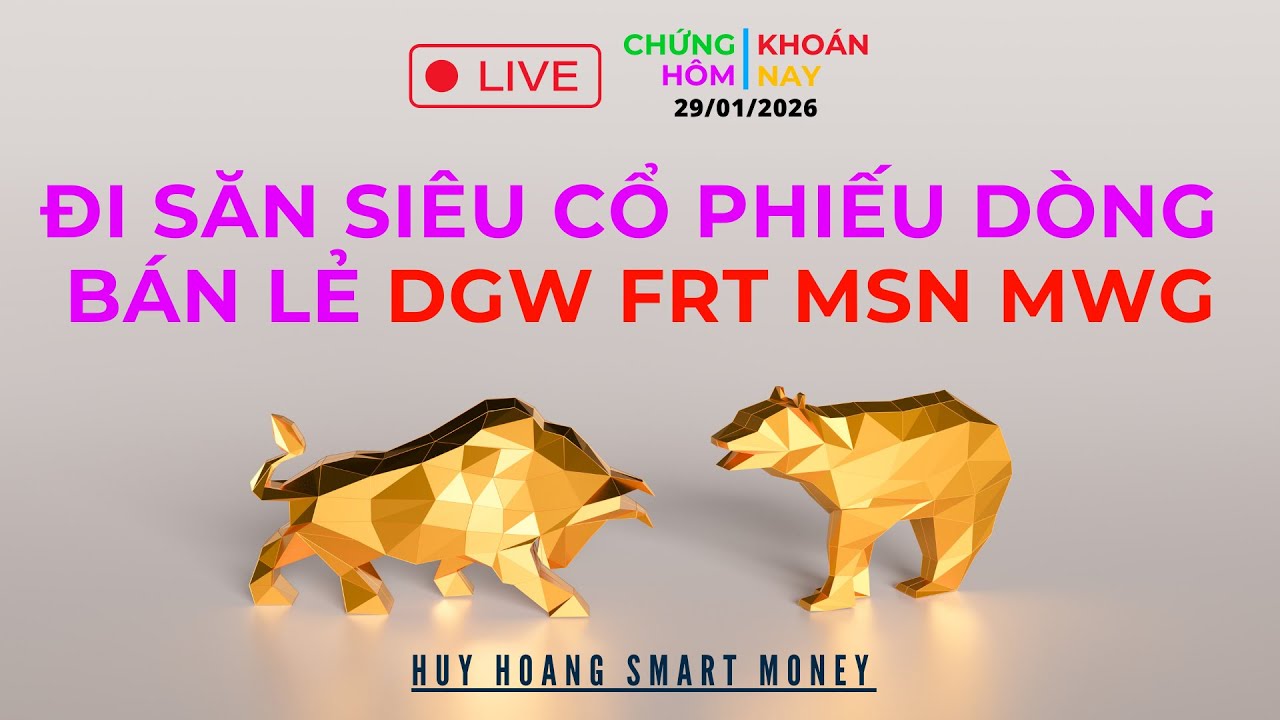 Chứng khoán Hôm Nay | Nhận định thị trường: Đi Săn Siêu Cổ Phiếu Dòng Bán Lẻ !