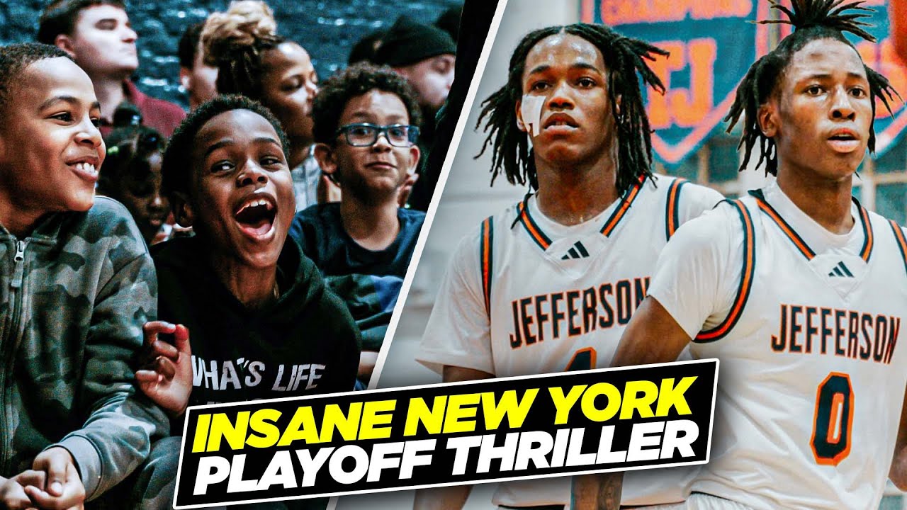 TOUGH NY Duo TURNS UP In INTENSE Playoff Matchup! NY Basketball Is On ANOTHER LEVEL!