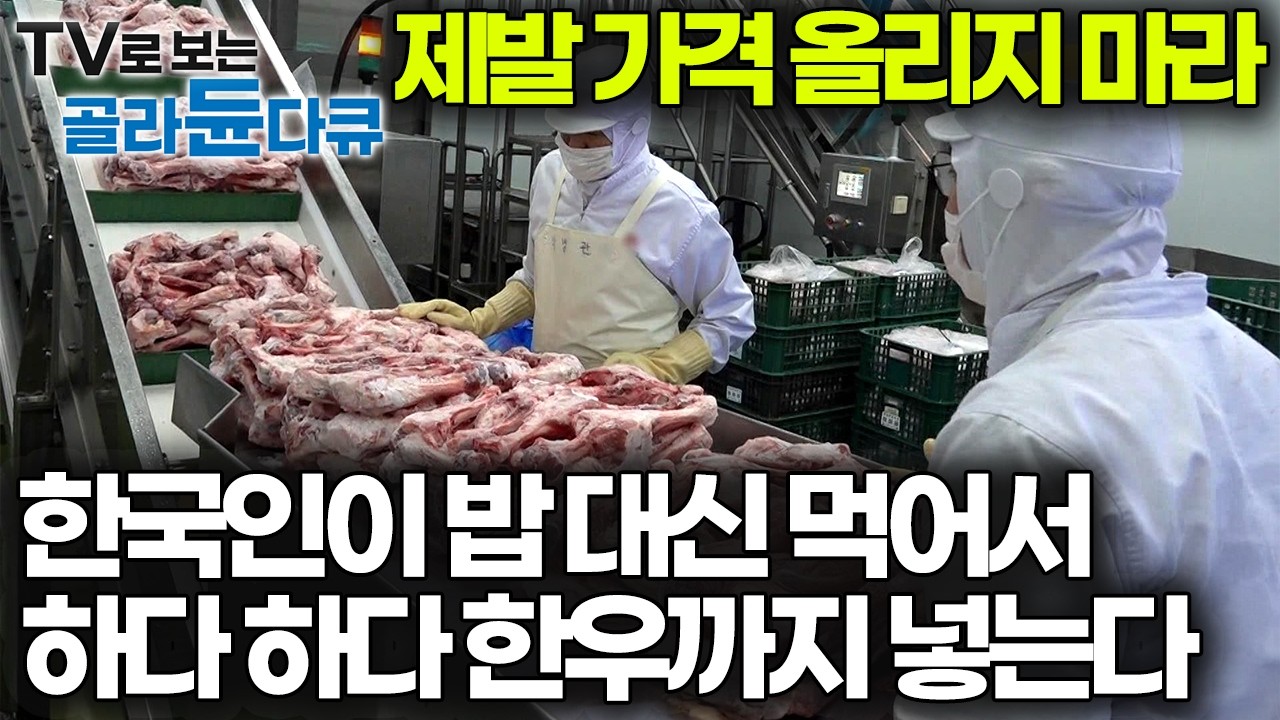 밥 대신 하도 많이 먹으니까 이제 재료에다 한우까지 넣는다, 60년 전통 한국인의 라면 압도적 생산 기지｜극한직업｜#골라듄다큐