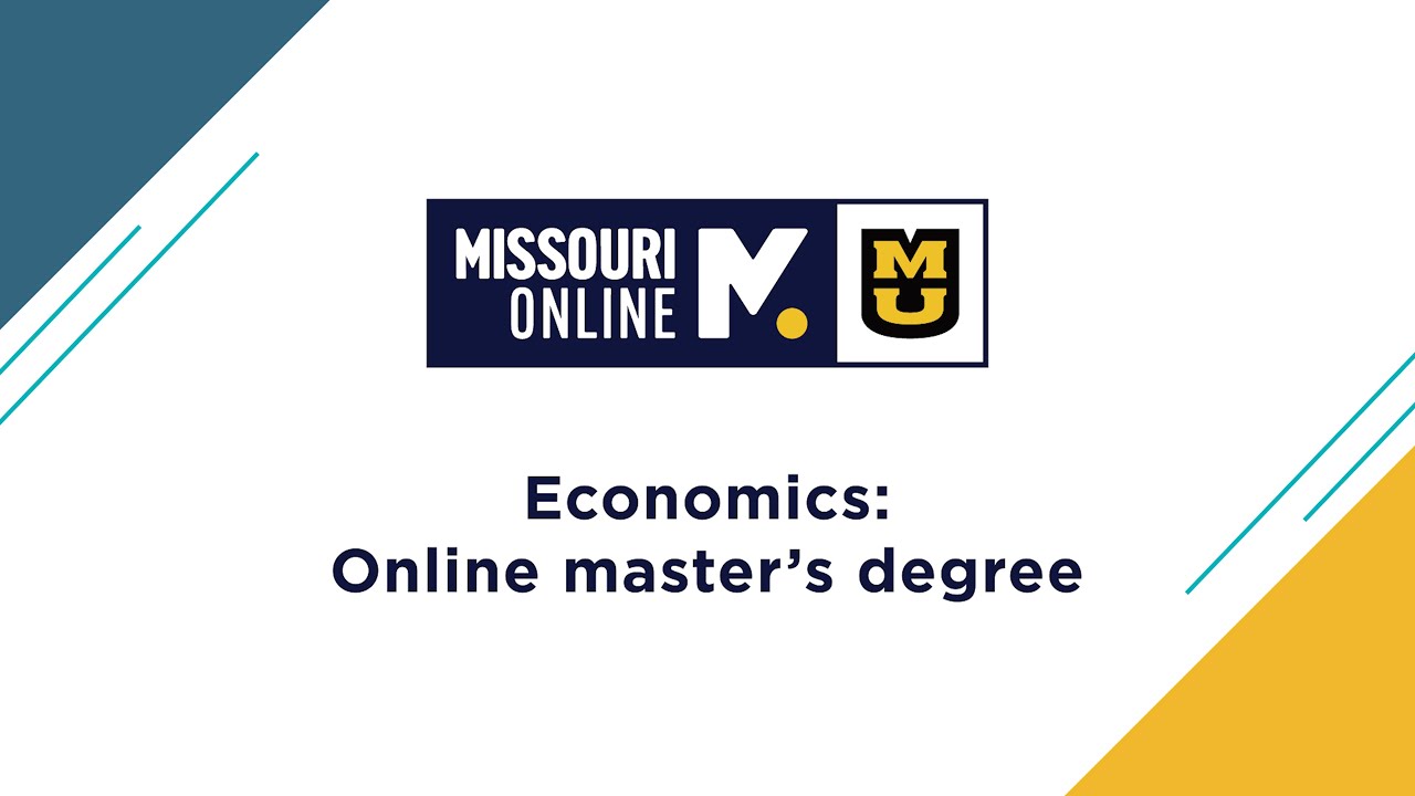 Economics: Online master's degree