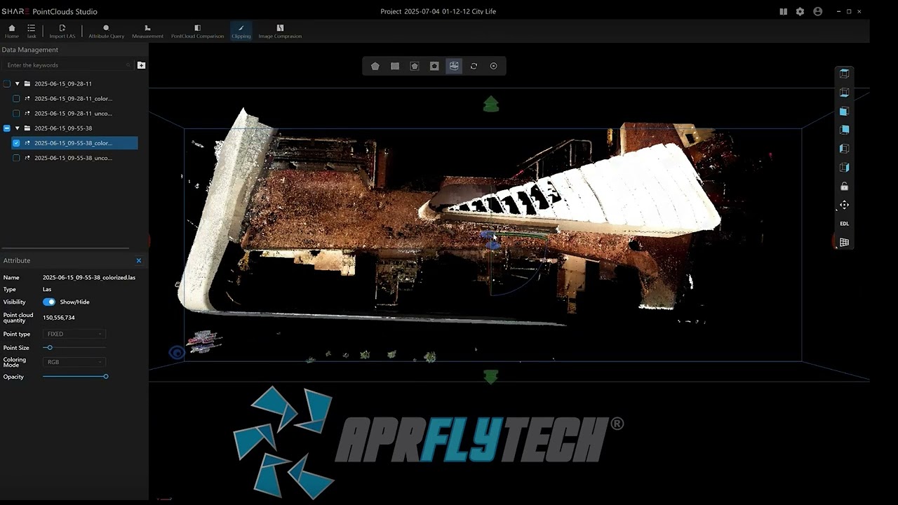 AprFlyTech Rilievo con SLAM SHARE S20 RTK