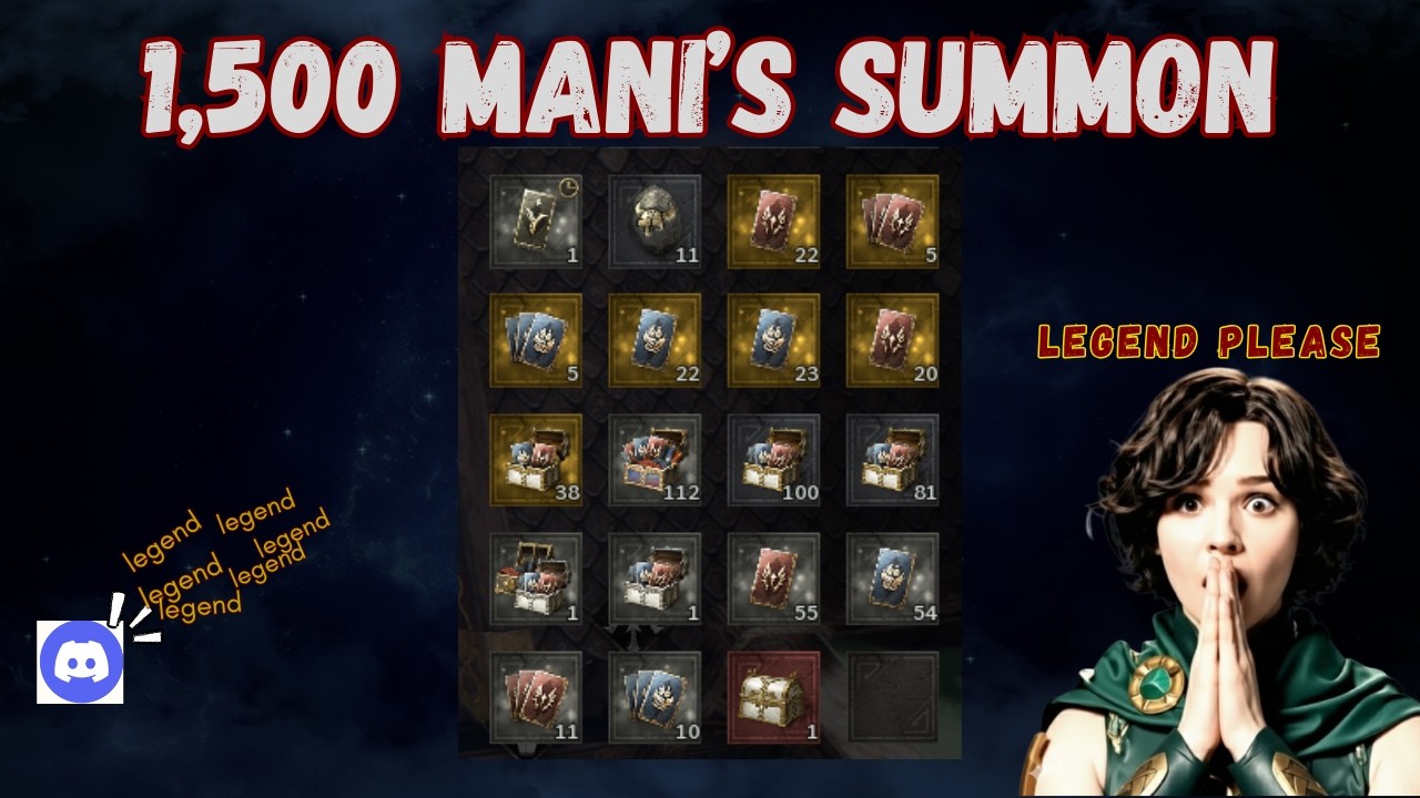 Legend of YMIR: 1,500 MANI'S SUMMON | SEND ANY AMOUNT+BOOKMARK = BEST COUPON