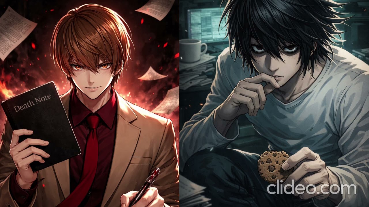 Kira vs L (Death Note) part Final -  Duelo de Mentes