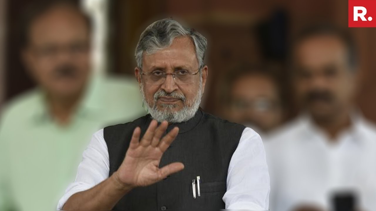 Sushil Modi's Car Attacked