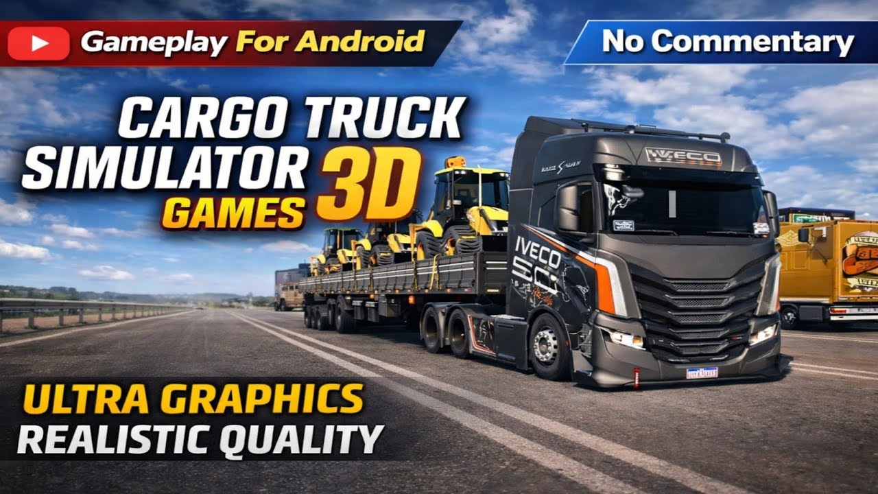 Euro Truck Offroad Cargo Transport 🚛 | Realistic Truck Simulator Gameplay | No Commentary