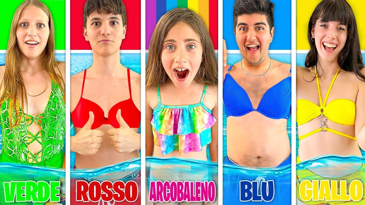 GIADA HA APERTO UNA PISCINA NEL TUO COLORE NELLA VITA REALE CON TUTTI I NOSTRI AMICI PER 24 ORE!