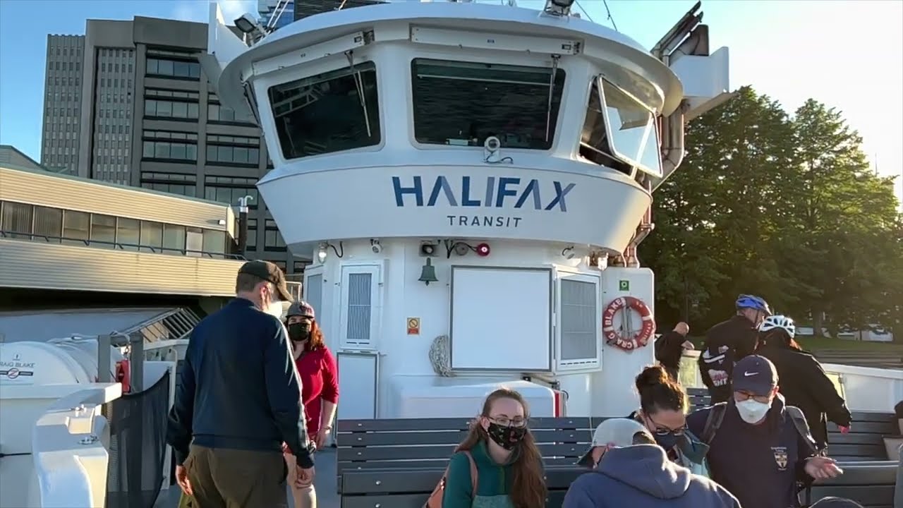Ferry Ride From Halifax To Dartmouth 4K