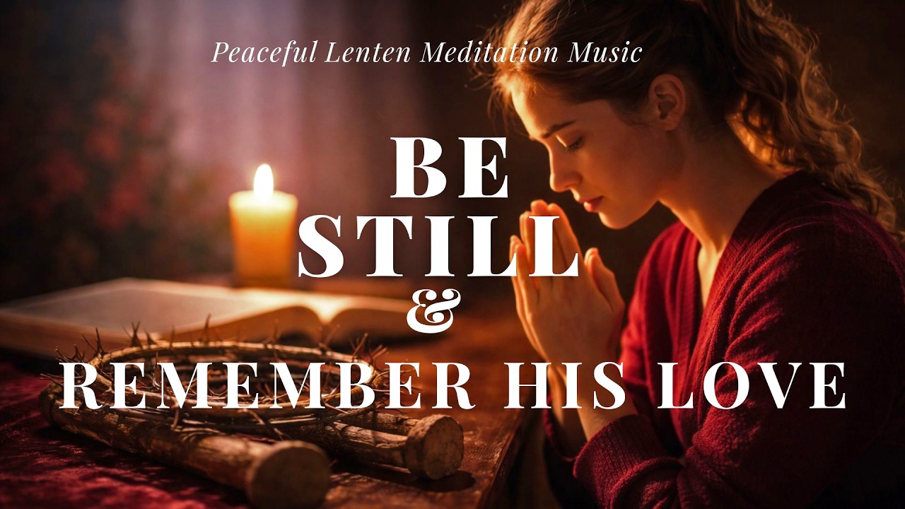 Day 14 of Lent | Be Still and Remember His Love | Lenten Reflection & Prayer Music ✝️🤍