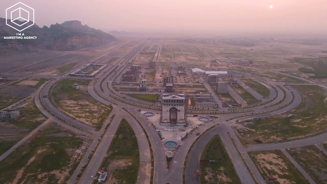 Drone view of Faisal Hills| Civic Centre | IMA Marketing