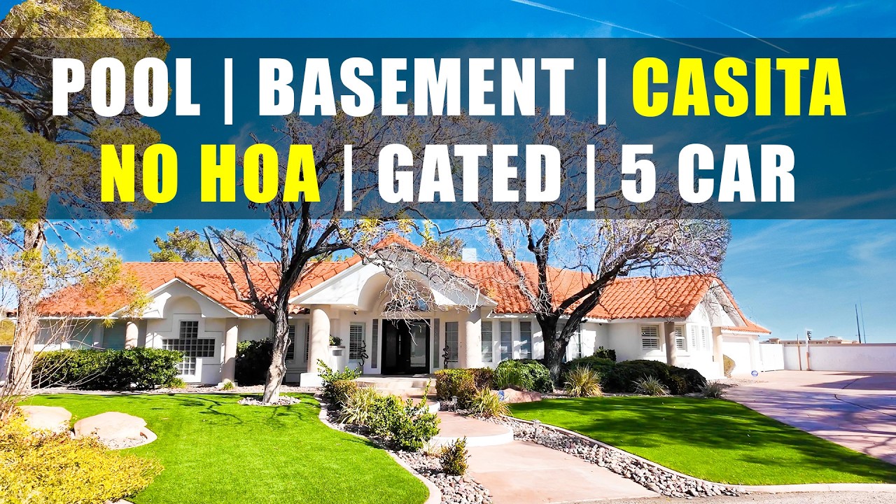 It Has EVERYTHING | No HOA and Gated | DREAM Ranch Style Home for Sale | Wine Room | 5 Car | CASITA