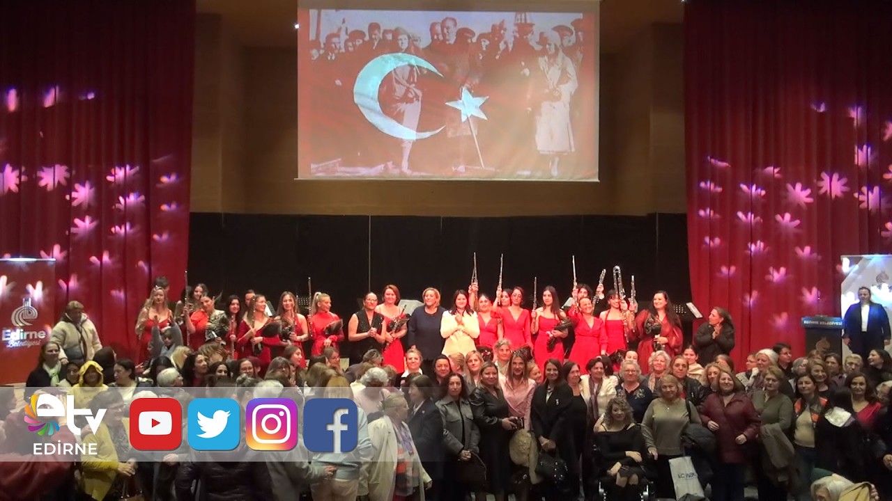 EDİRNE’DE 8 MART COŞKUSU FLUTENSEMBLE İZMİR KONSERİYLE YAŞANDI