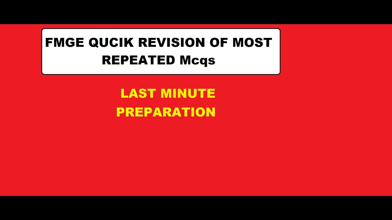 FMGE LAST MINUTE PREPARATION JUNE 2022 GYN MCQ