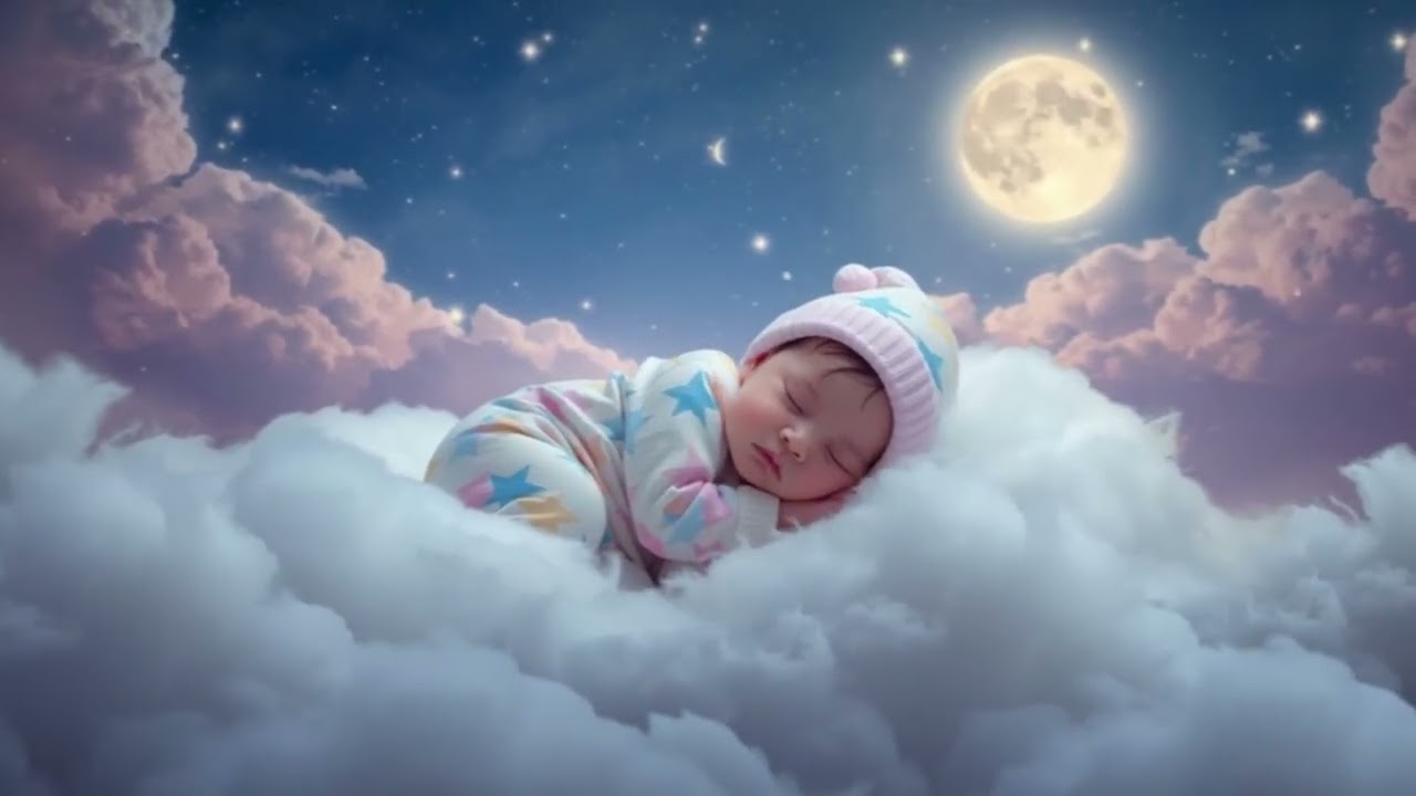 Baby Falls Asleep Fast 😴 Gentle Lullaby & Night Sounds