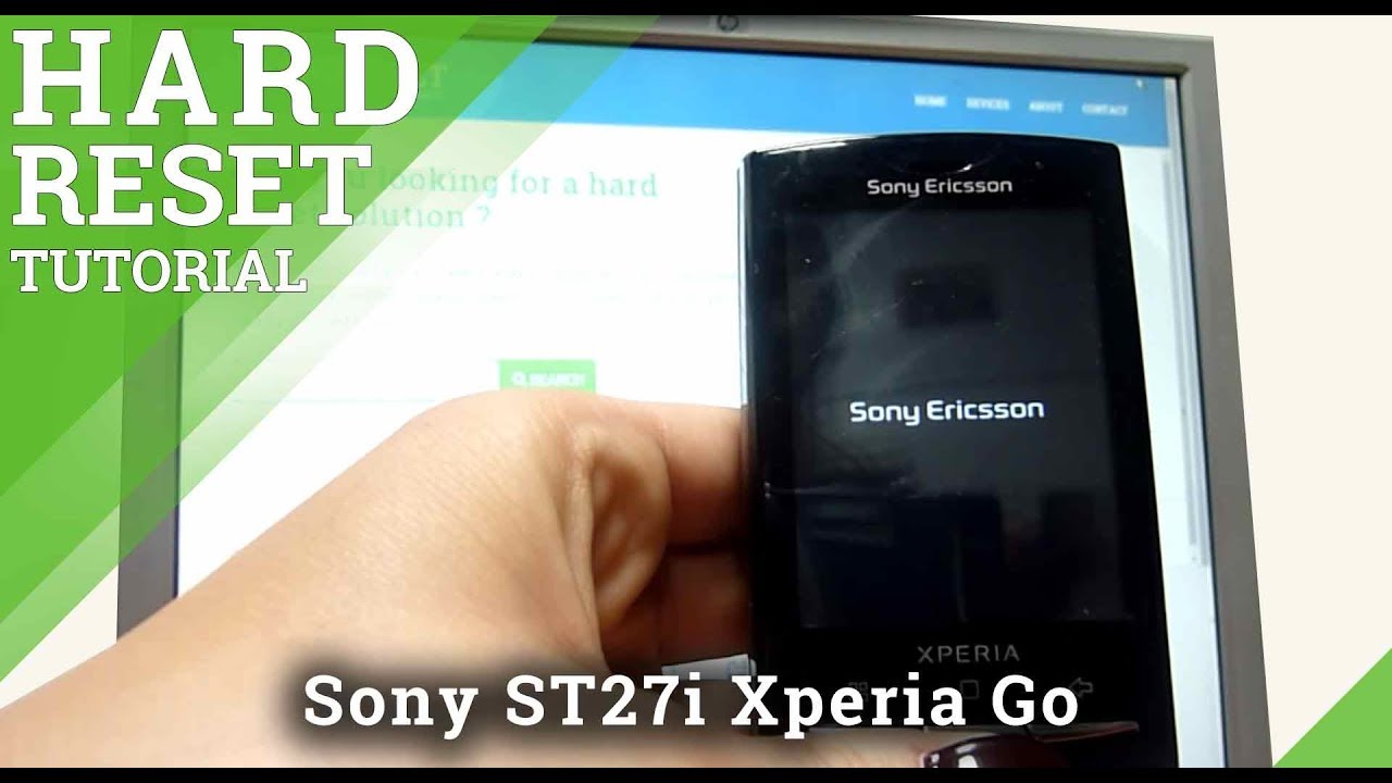 Hard Reset SONY ERICSSON XPERIA Mini X10i