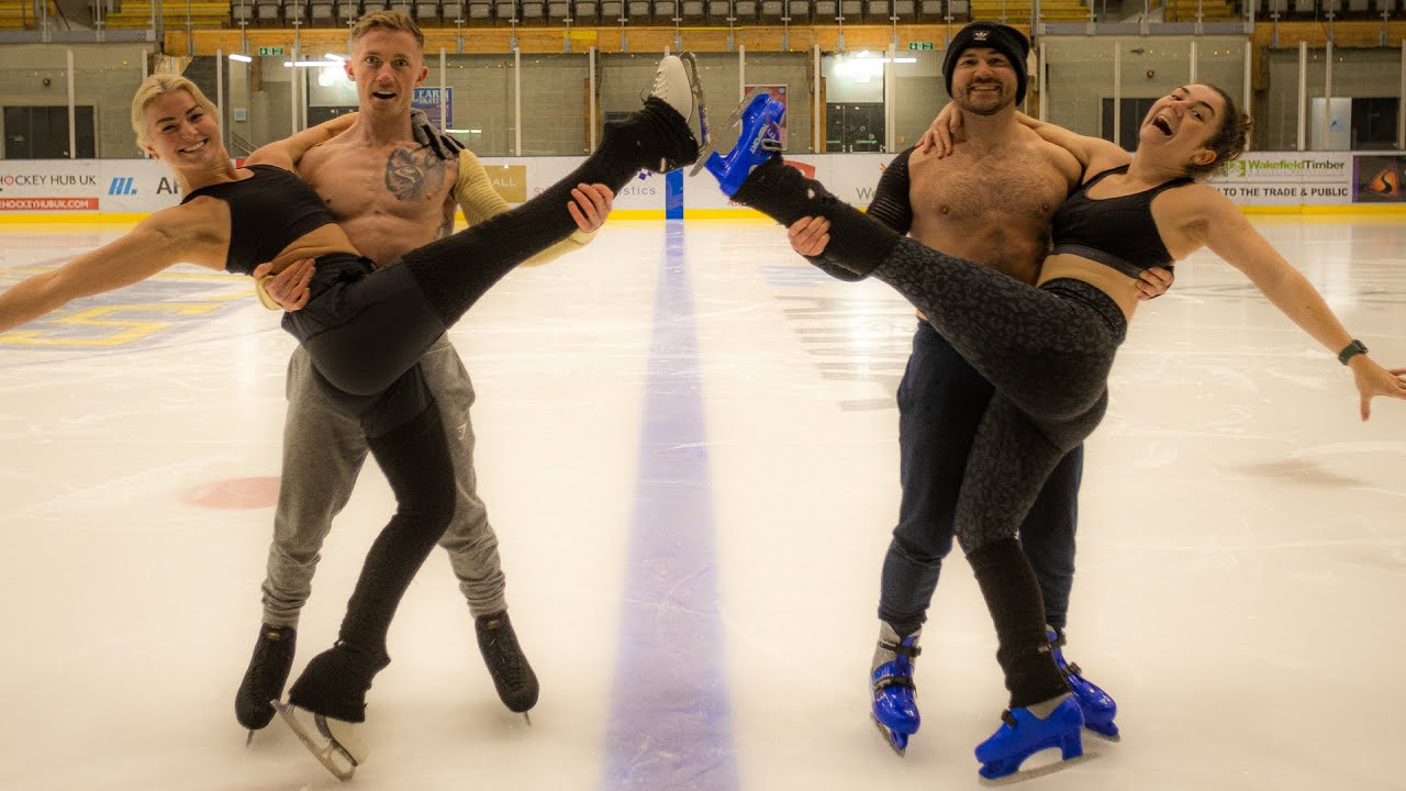 Learning their 1st 'Dancing On Ice Routine' - Ft. Nile Wilson & Olivia Smart