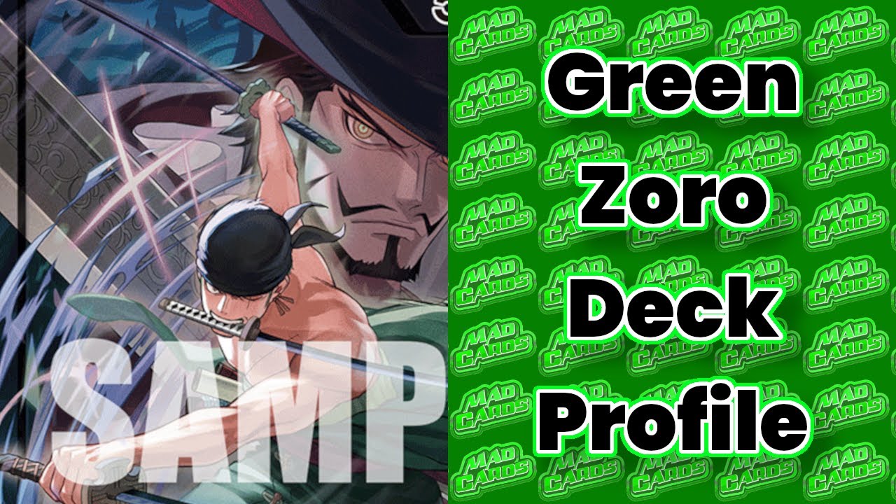 ПРОФИЛЬ КОЛОДЫ GREEN ZORO | One Piece TCG [OP12]