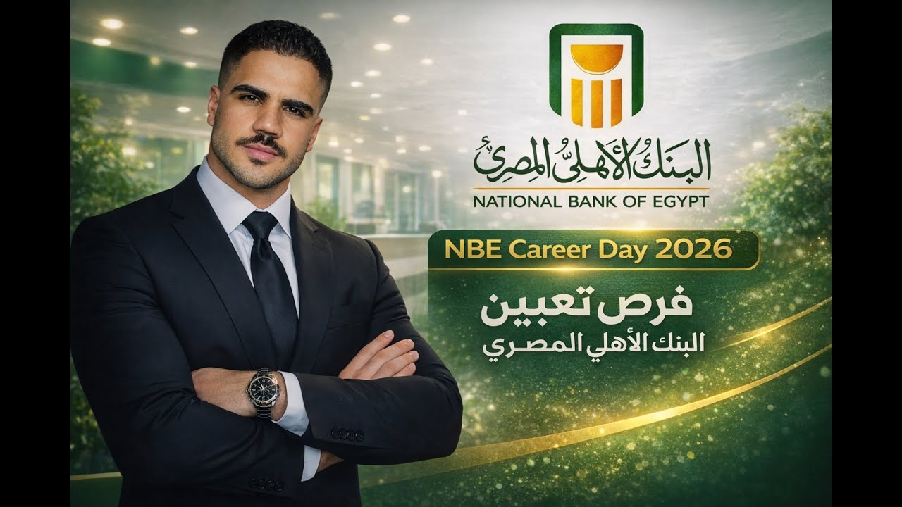 فرص عمل بالبنك الأهلي المصري | يوم التوظيف المفتوح 2026 | NBE Career Day