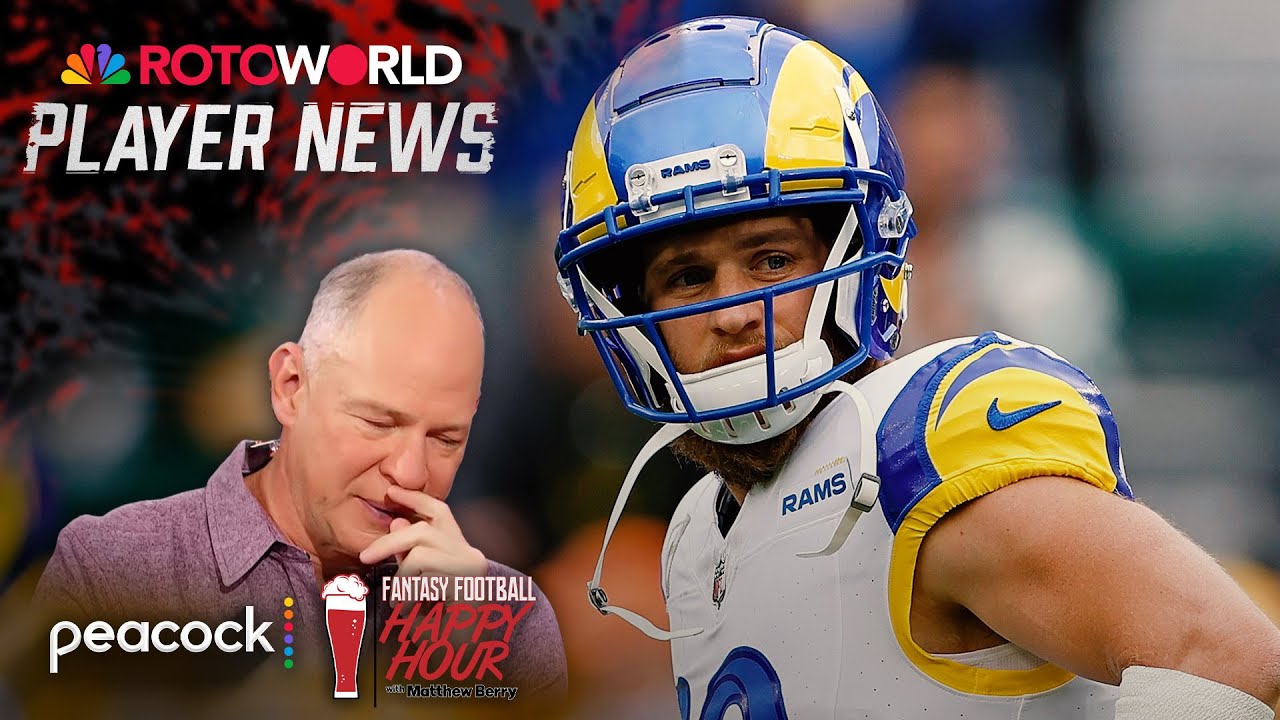 Fantasy implications of Cooper Kupp's injury | Fantasy Football Happy Hour | NFL on NBC