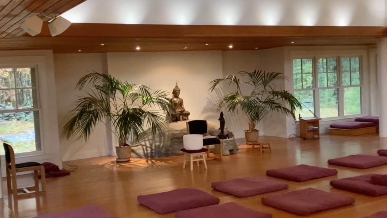 Entering the Meditation Hall (IMS Retreat Center and Forest Refuge)