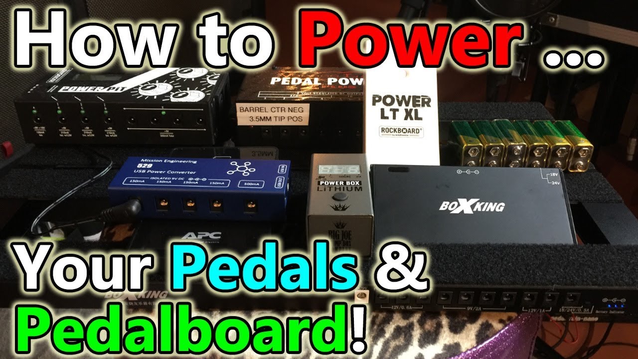 5 Ways to Power Your Pedals!