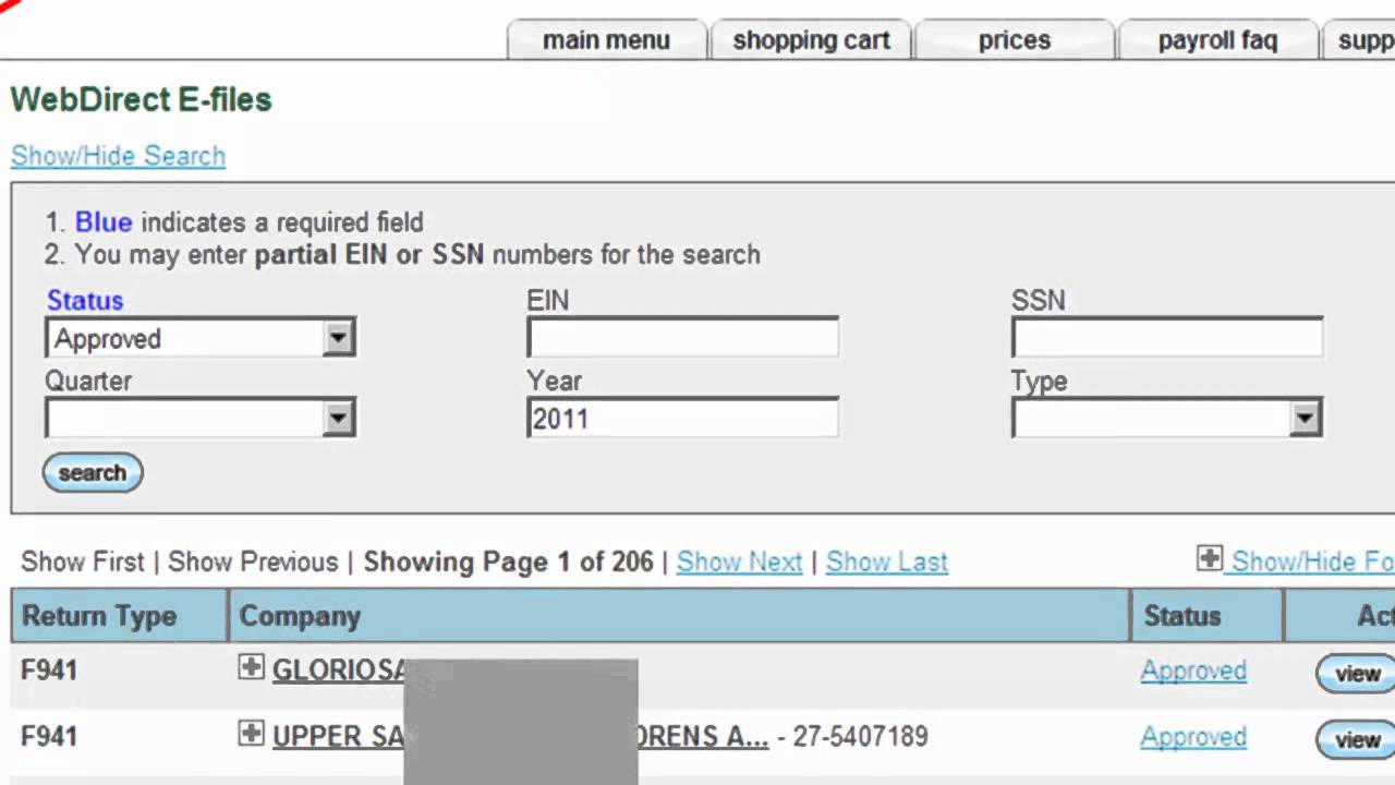 Multiple 941 forms e-file to IRS.mp4