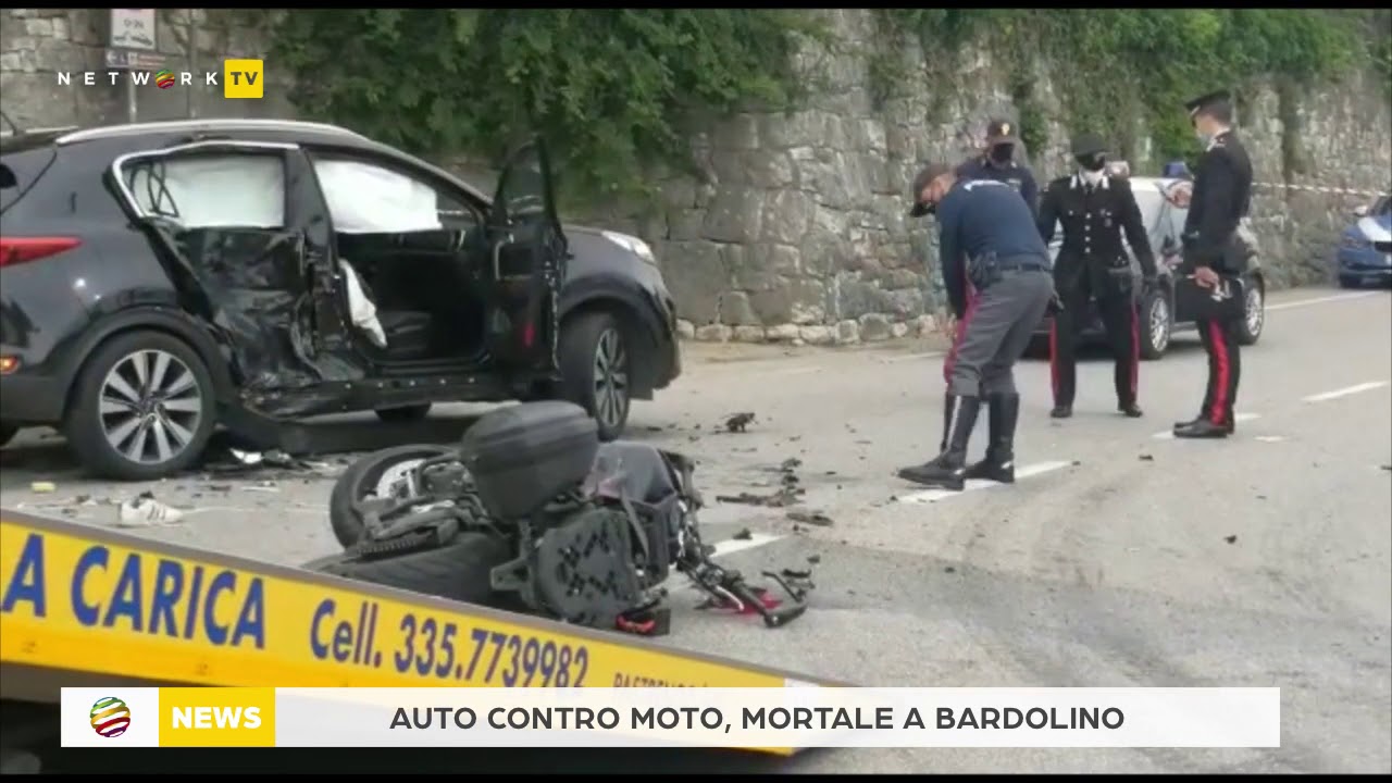 Auto contro moto, mortale a Bardolino