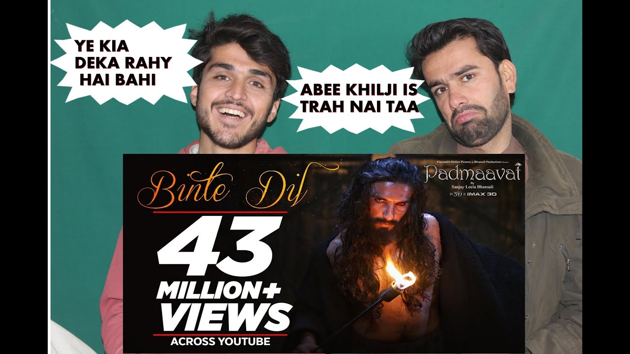 Padmaavat Binte Dil Video Song  Arijit Singh  Ranveer Singh  Deepika Padukone  | AFGHAN REACTION