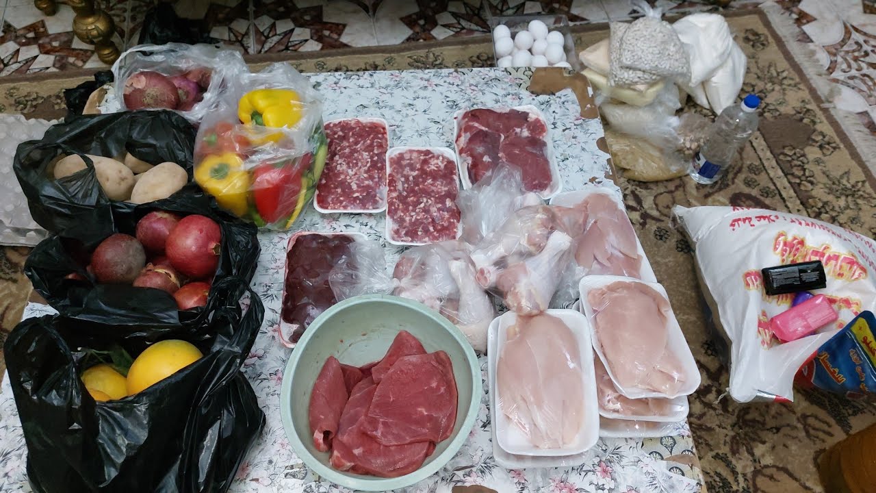 أكبر فيديو مشتريات الخير من اللحوم والفراخ ‼️العبد يكسر وربك يجبر ‼️