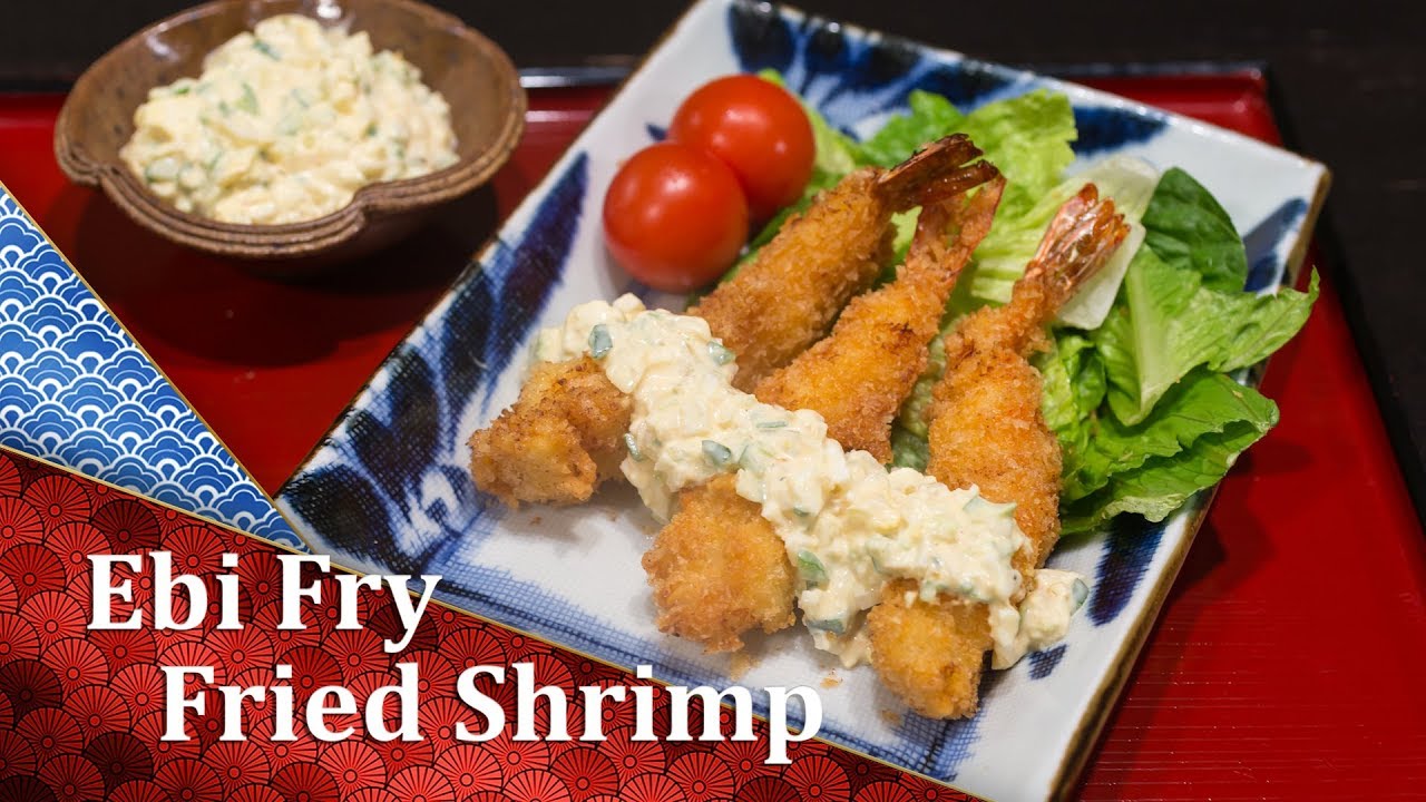 Ebi Fry - Deep fried shrimp (エビフライ, 海老フライ) Cooking Japanese recipe
