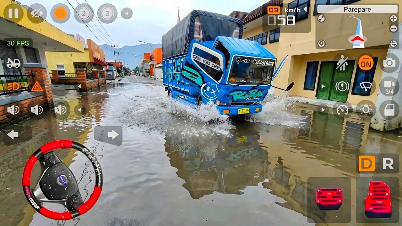 Truk Oleng Canter Antar Muatan Ngebut Kejar Waktu l Mod Bus Simulator Indonesia