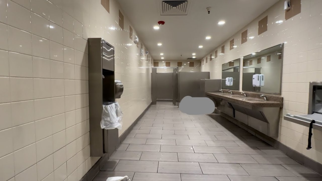 (Unrenovated) Walmart Men’s Restroom Back