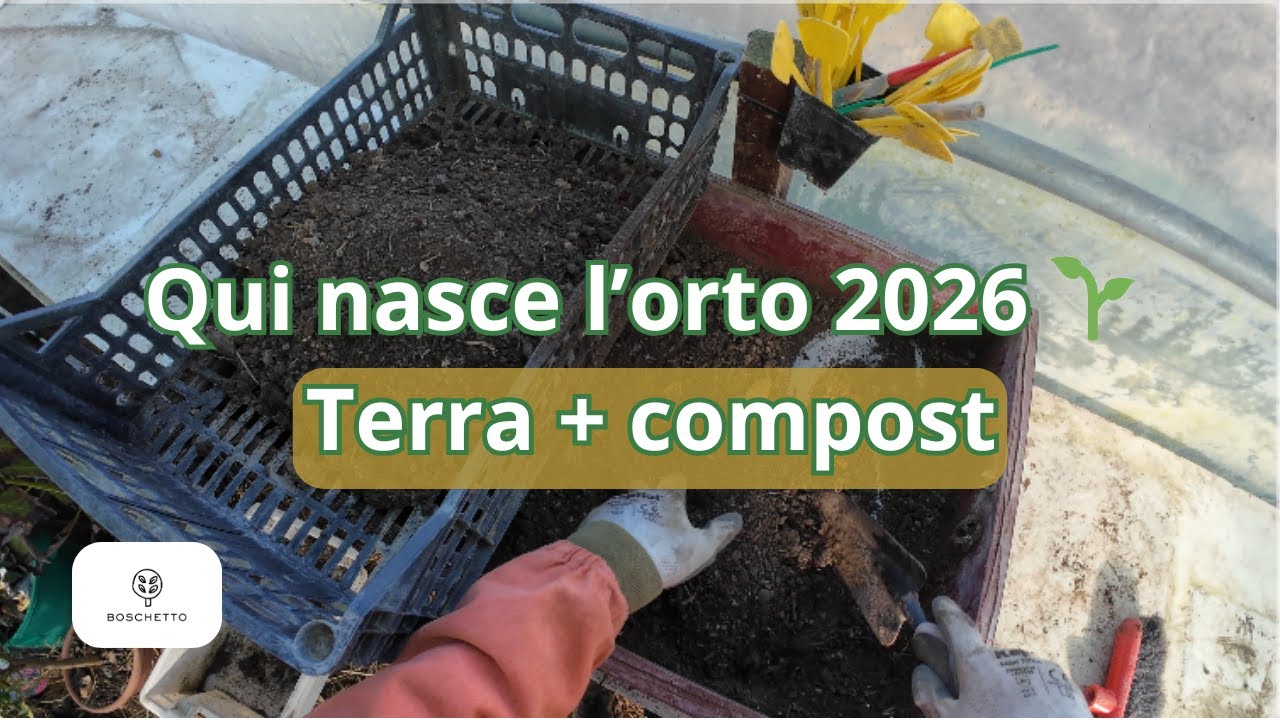 Preparare il terriccio per le prime semine 🌱 | Orto naturale 2026